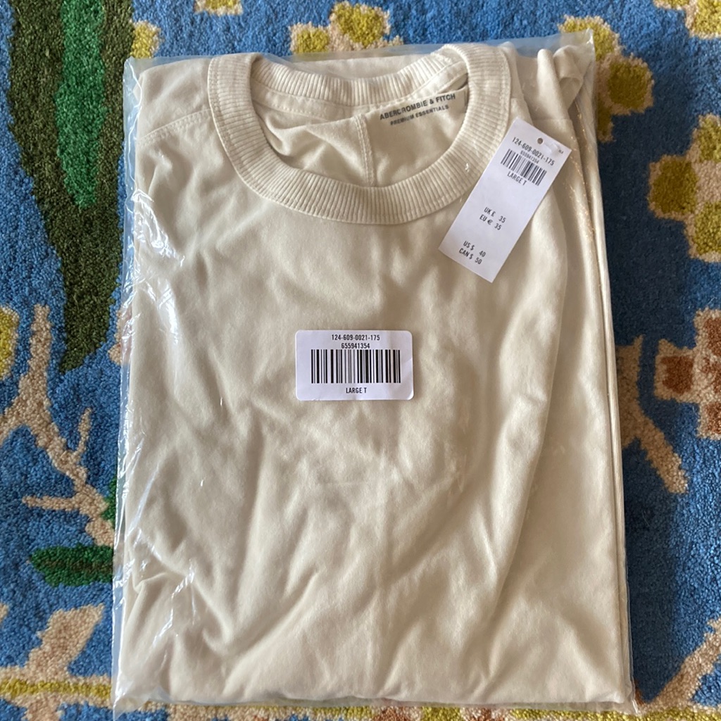 Premium Heavyweight Tee In Cream